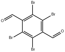 1,4-Benzenedicarboxaldehyde, 2,3,5,6-tetrabromo- Struktur