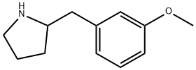 2-[(3-methoxyphenyl)methyl]pyrrolidine Struktur