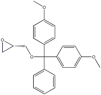 2S-[(4,4'-Dimethoxy trityloxy)methyl]oxirane Struktur