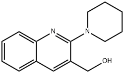 [2-(piperidin-1-yl)quinolin-3-yl]methanol Struktur