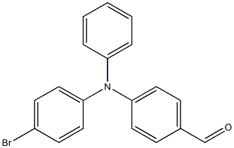 4-[N-(4-bromophenyl)-N-phenylamine]benzaldehyde Struktur