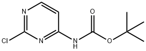 tert-butyl N-(2-chloropyrimidin-4-yl)carbamate Struktur