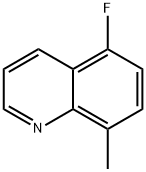 5-FLUORO-8-METHYLQUINOLINE Struktur