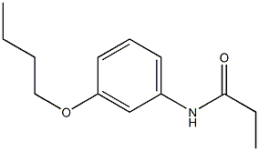 N-(3-butoxyphenyl)propanamide Struktur