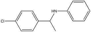 N-[1-(4-chlorophenyl)ethyl]aniline Struktur