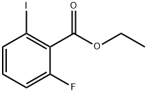 Benzoic acid, 2-fluoro-6-iodo-, ethyl ester Struktur