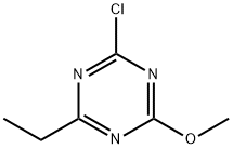 2-Chloro-4-ethyl-6-methoxy-1,3,5-triazine Struktur