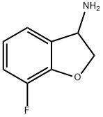 7-fluoro-2,3-dihydro-1-benzofuran-3-amine Struktur