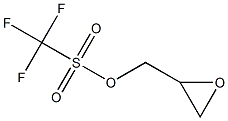 (oxiran-2-yl)methyl trifluoromethanesulfonate Struktur