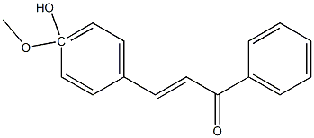 4Methoxy-4-HydroxyChalcone Struktur