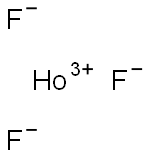 Holmium fluoride Struktur