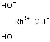 Rhodium(III) hydroxide Struktur