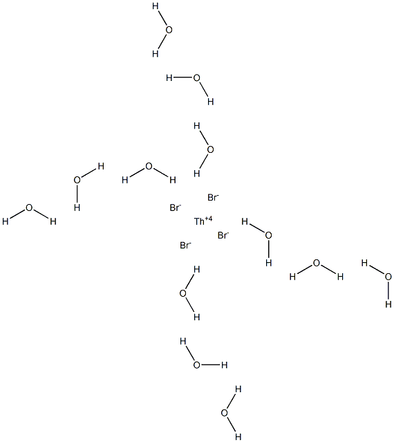 Thorium(IV) bromide dodecahydarate Struktur