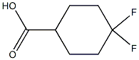 4,4-DifluorocyclohexanoicAcid Struktur