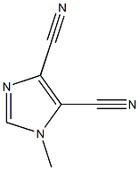 1-methyl-4,5-dicyano-1H-imidazole Struktur