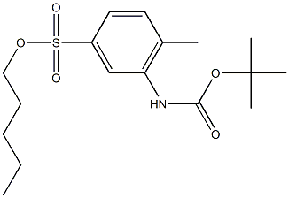 5-(t-Boc-amino)-1-pentyl-p-toluenesulfonate Struktur