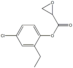 ETHYL-P-CHLOROPHENYL GLYCIDATE Struktur