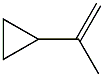 (1-Methylvinyl)cyclopropane. Struktur