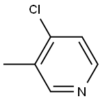 3-METHYL-4-CHLOROPYRIDINE Struktur