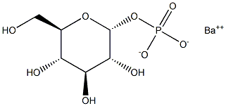 A-D-GLUCOSE-1-PHOSPHATE MONOBARIUM SALT Struktur