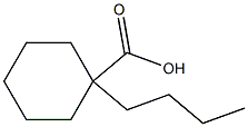 TRANS-TRANS-4-N-BUTYLCYCLOHEXYL-4-CARBOXYLIC ACID Struktur