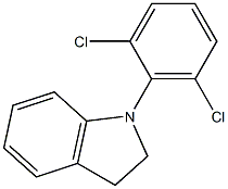 1-(2,6-Dichlorophenyl)-2-hydroindole Struktur