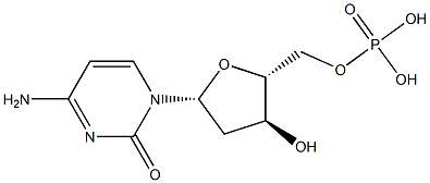 2'-deoxycytidine-5'-phosphate Struktur