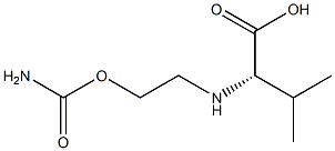 N-(2-carbamoyethyl)valine Struktur