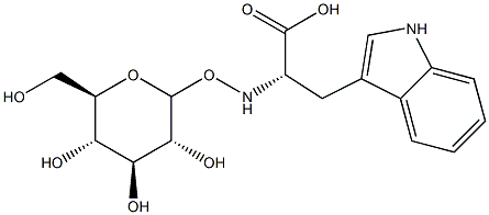 tryptophan N-glucoside Struktur