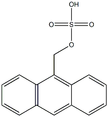 9-sulfooxymethylanthracene Struktur