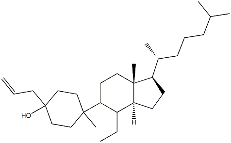 2-propenyl-5,6-secocholestan-3-ol Struktur