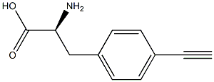 p-ethynylphenylalanine Struktur