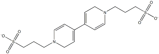 N,N'-bis(sulfonatopropyl)-4,4'-bipyridyl Struktur