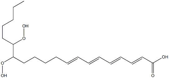 14,15-dihydroperoxyeicosatetraenoic acid Struktur