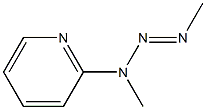 PYRIDYL-DIMETHYLTRIAZENE Struktur