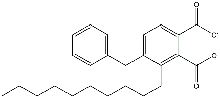 BENZYLDECYLPHTHALATE Struktur