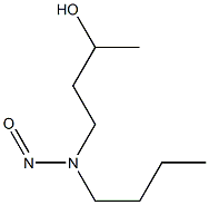 2-BUTANOL,4-(BUTYLNITROSOAMINO)- Struktur