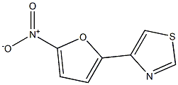 THIAZOLE,4-(5-NITRO-2-FURYL)- Struktur