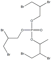 METHYLTRIS(2,3-DIBROMOPROPYL)PHOSPHATE Struktur