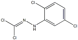 PHOSGENE(2,5-DICHLOROPHENYL)HYDRAZONE Struktur