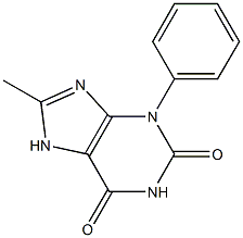 8-METHYL-3-PHENYLXANTHINE Struktur