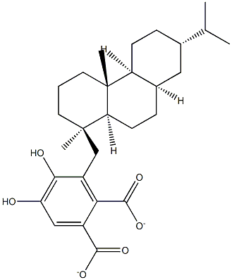 DIHYDROXYABIETYLPHTHALATE Struktur