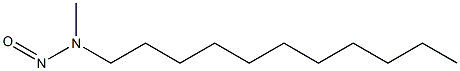 UNDECYLAMINE,N-METHYL-N-NITROSO- Struktur