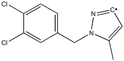 1-(3,4-Dichloro-benzyl)-5-methyl-1H-pyrazol-3-yl Struktur