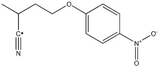 Methyl [3-(4-nitrophenoxy)propyl]cyano- Struktur