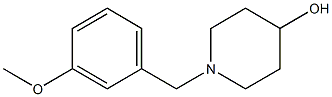 1-(3-methoxybenzyl)piperidin-4-ol Struktur