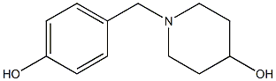 1-(4-hydroxybenzyl)piperidin-4-ol Struktur