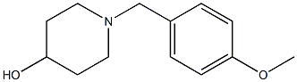 1-(4-methoxybenzyl)piperidin-4-ol Struktur