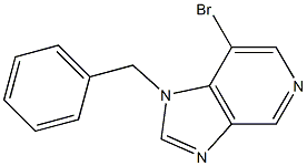 1-benzyl-7-bromo-1H-imidazo[4,5-c]pyridine Struktur