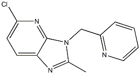 5-chloro-2-methyl-3-(pyridin-2-ylmethyl)-3H-imidazo[4,5-b]pyridine Struktur